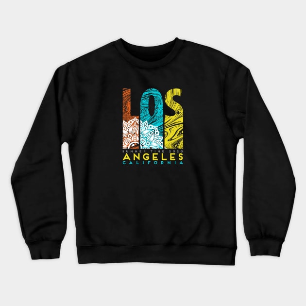 Los Angeles Crewneck Sweatshirt by TambuStore